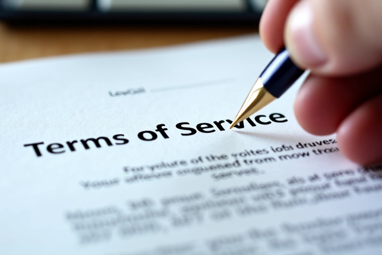 Acuerdo legal sobre términos de servicio